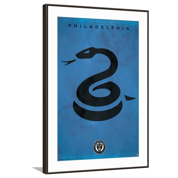MLS Philadelphia Union - Logo 25 Canvas Wall Poster, 22.375" x 34"