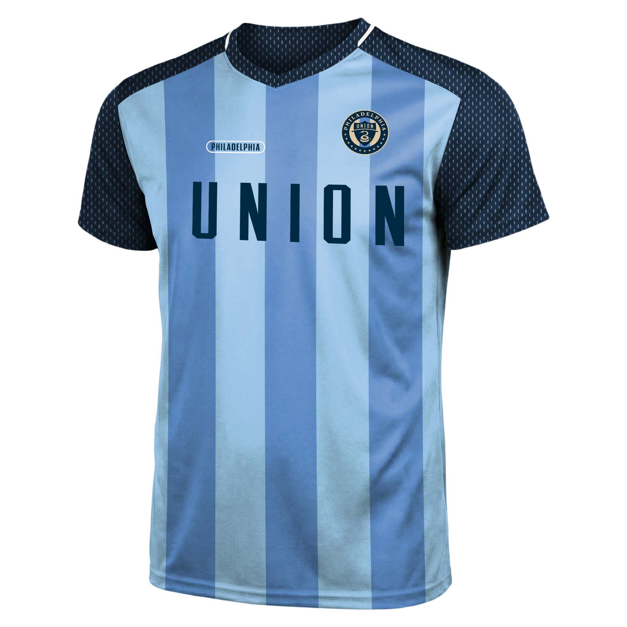 MLS Philadelphia Union Men's Team Color Sublimated Stripe Jersey