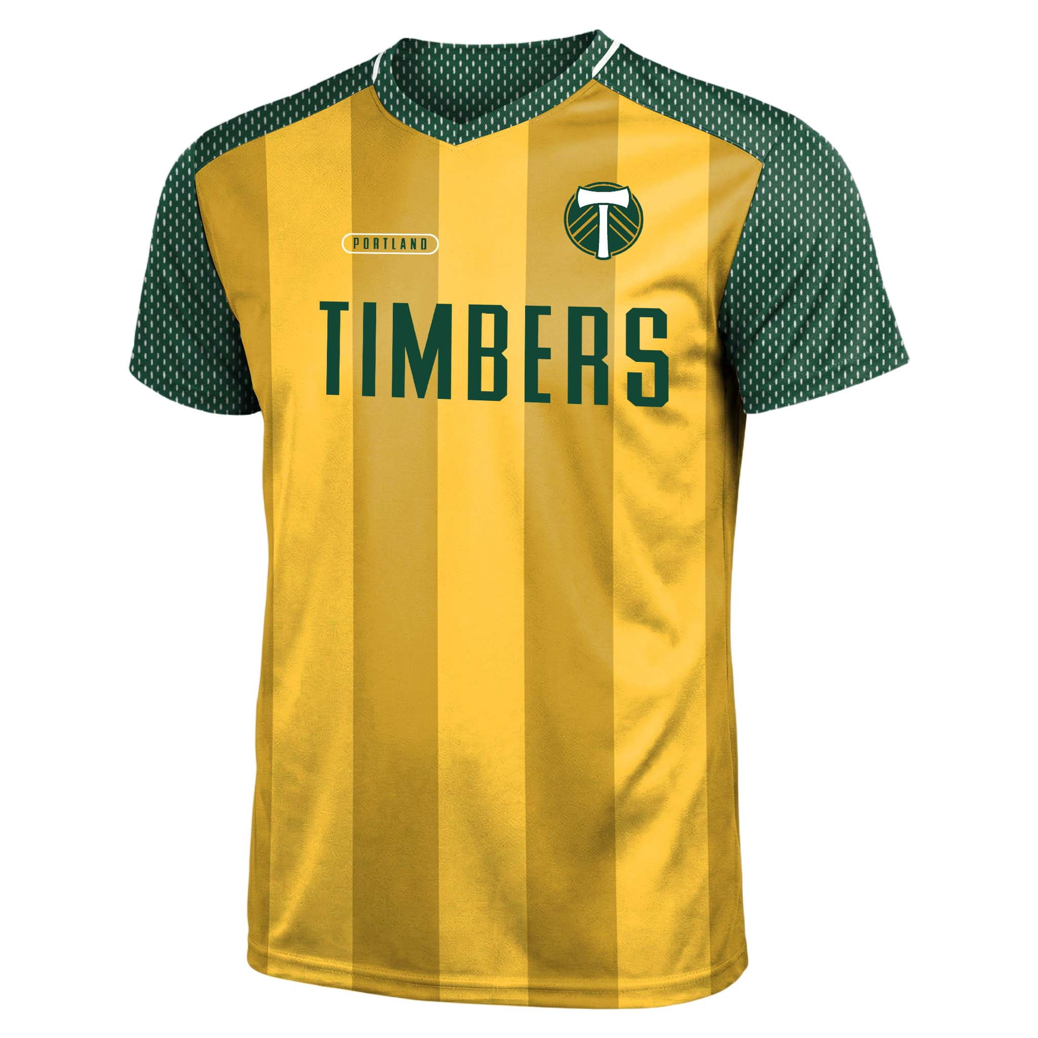 MLS Portland Timbers Men's Team Color Sublimated Stripe Jersey