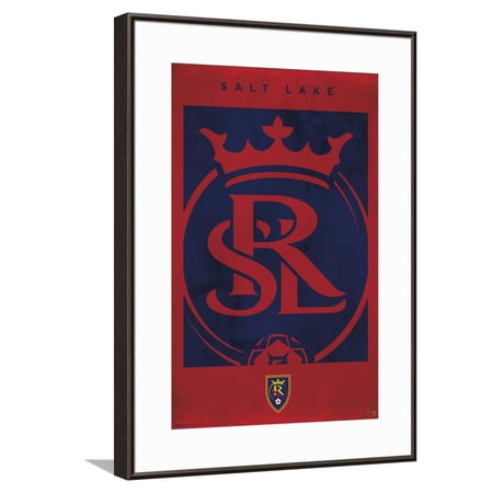 MLS Real Salt Lake - Logo 25 Canvas Wall Poster, 14.725" x 22.375"