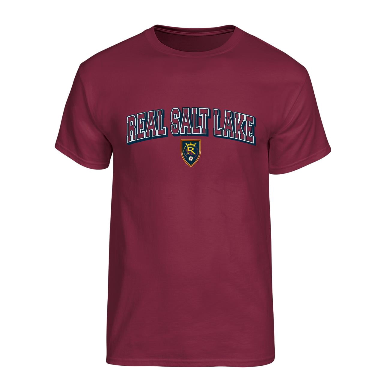 MLS Real Salt Lake Men's Team Color Arch-Over Logo Short Sleeve T-Shirt