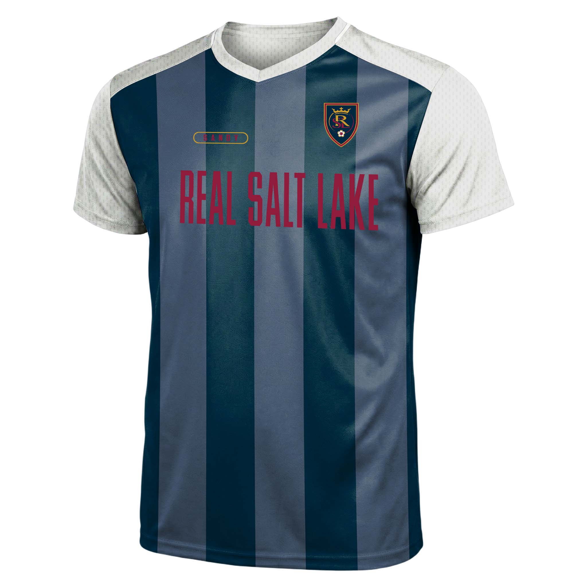 MLS Real Salt Lake Men's Team Color Sublimated Stripe Jersey