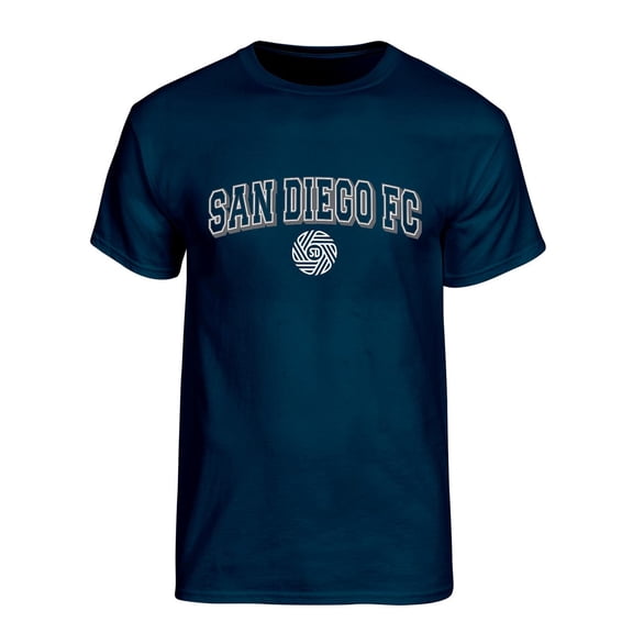 MLS San Diego FC Men's Team Color Arch-Over Logo Short Sleeve T-Shirt