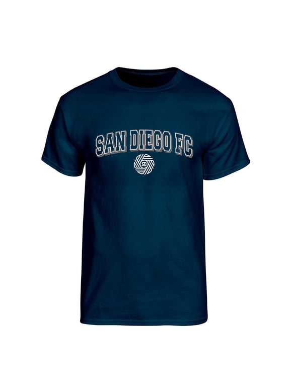 MLS San Diego FC Men's Team Color Arch-Over Logo Short Sleeve T-Shirt