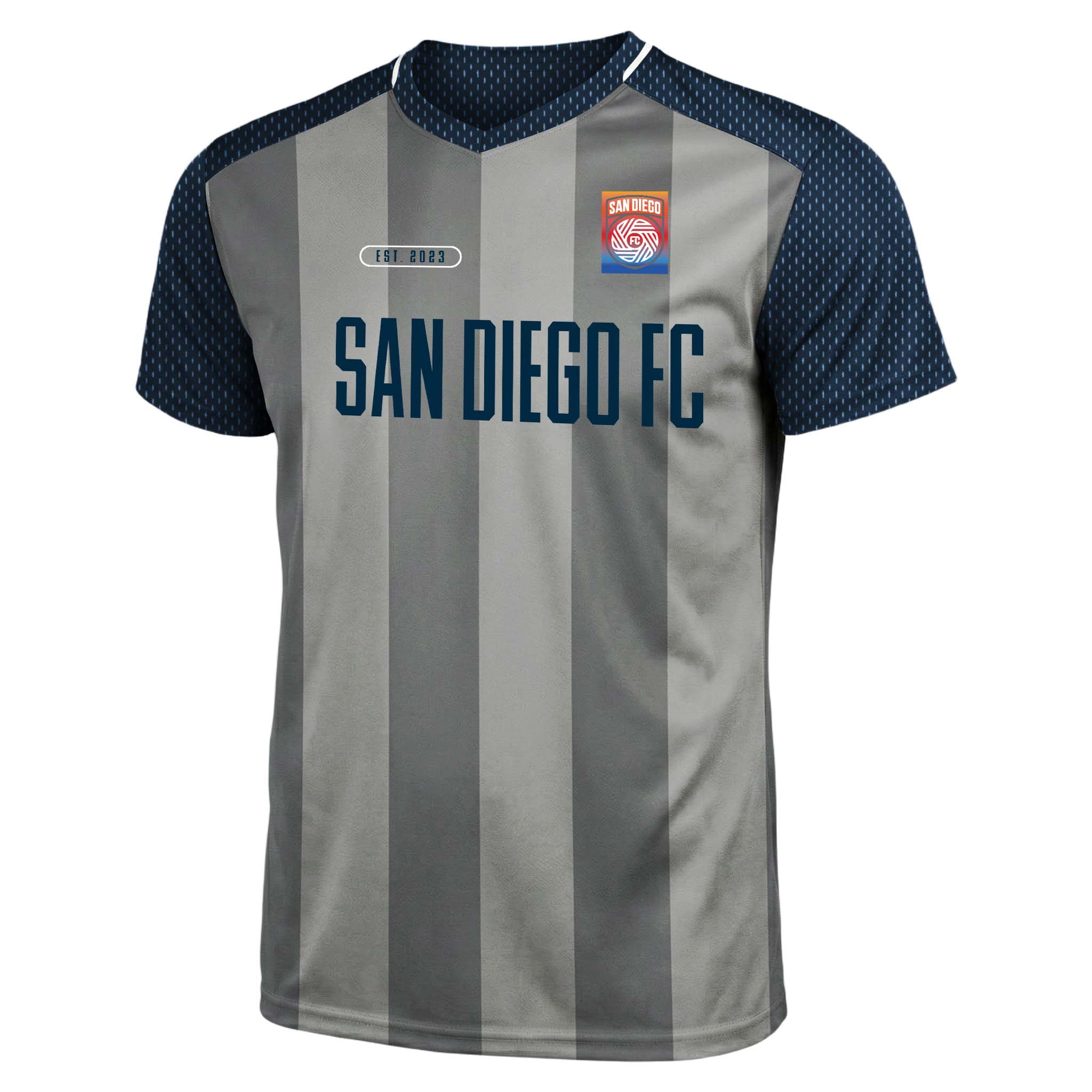 MLS San Diego FC Men's Team Color Sublimated Stripe Jersey