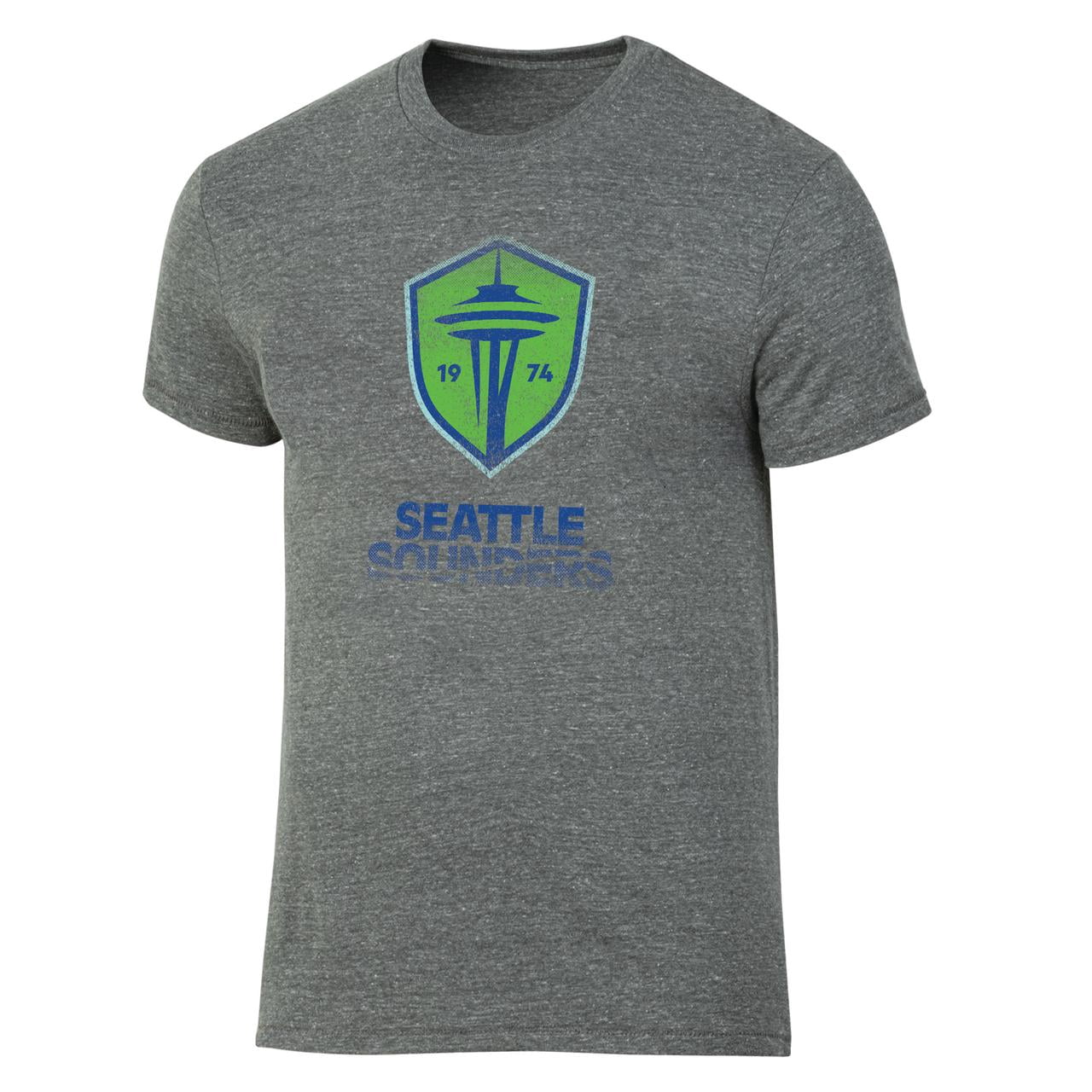 MLS Seattle Sounders FC Men's Gray Tri-Blend Short Sleeve T-Shirt