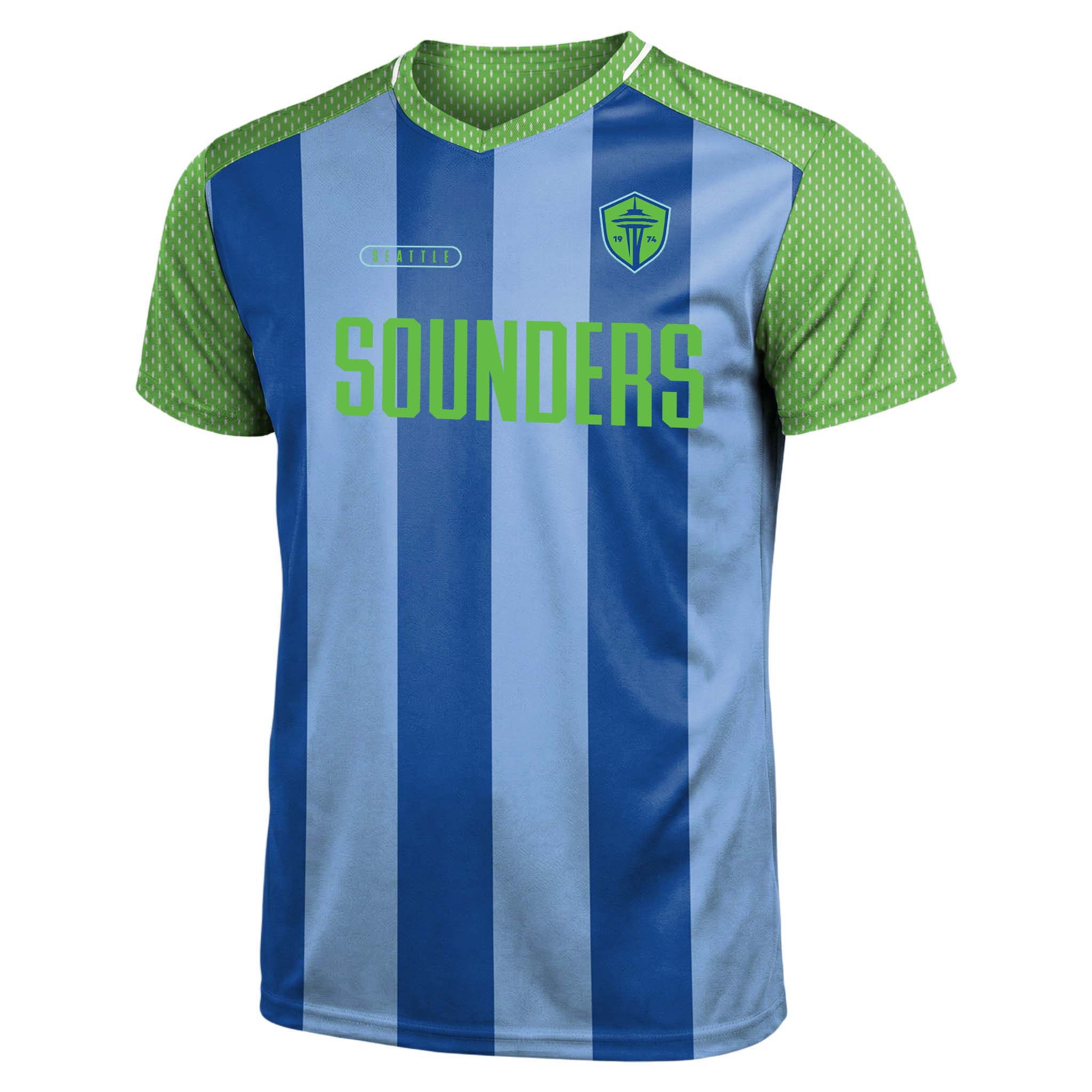 MLS Seattle Sounders FC Men's Team Color Sublimated Stripe Jersey
