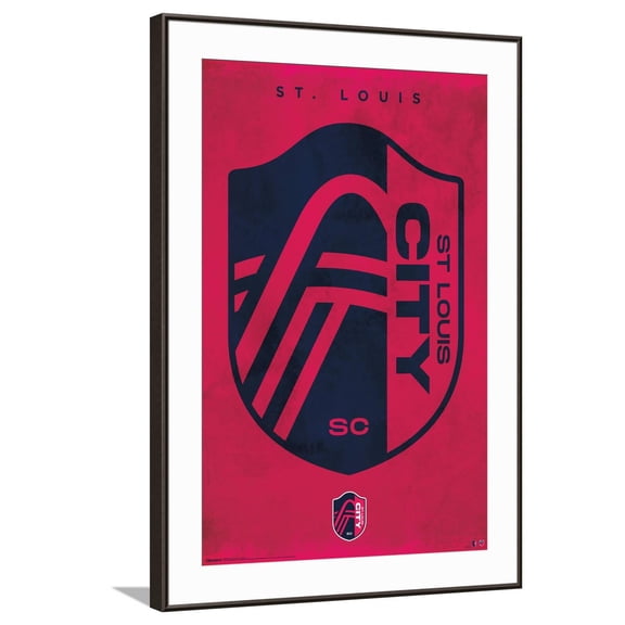 MLS St. Louis City SC - Logo 25 Canvas Wall Poster, 22.375" x 34"