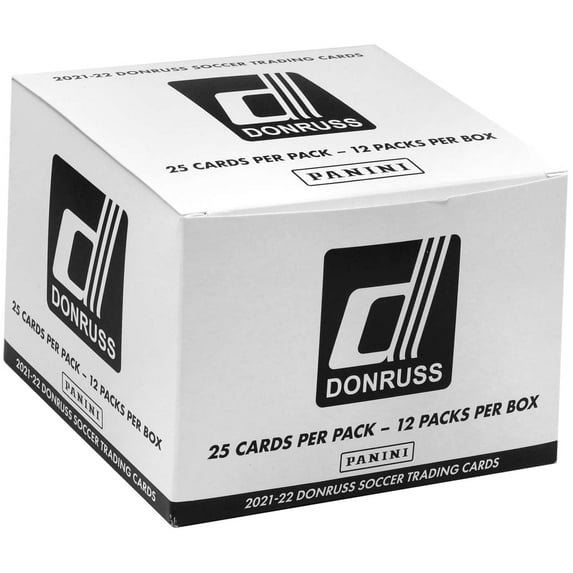 MLS Topps 2021-22 Donruss Soccer Trading Card VALUE Box (12 Packs)
