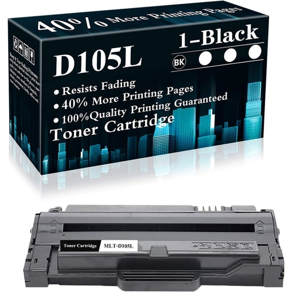 MLT-D105L Toner Cartridge Replacement for Samsung SCX-4623 4623F 4623FN 4623FW 4600 ML-2525W 2545 2540 2580N 1910 1915 SF-650 650P Printe