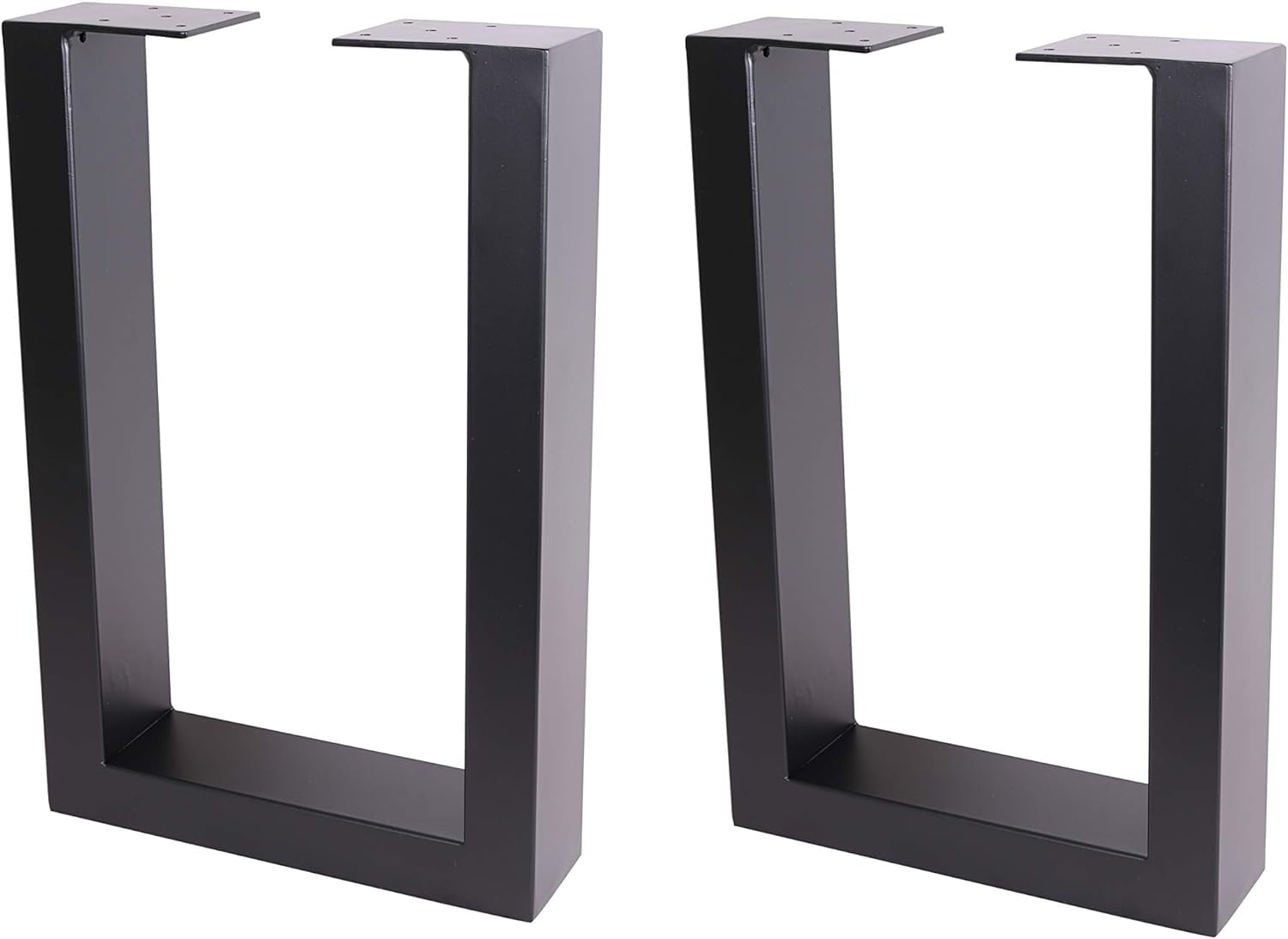 MLWWS-2X 18 Inch Bench Legs, U-Shaped Steel Dining Table Legs, Coffee ...