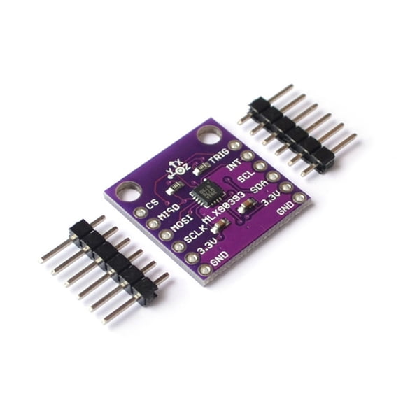 MLX90393 Low Power 3 Axises Hall Sensorings Module Featuring I2C SPI Communication and 0.5 Accuracy for Embeddeds Syst