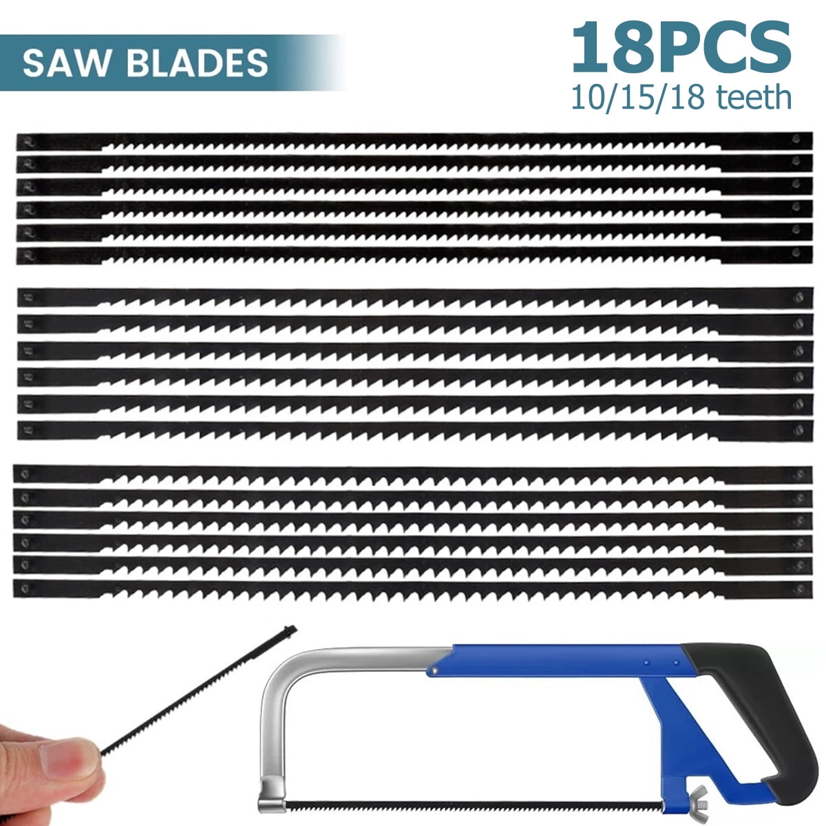 Atools Ground Tooth Band Saw Blades – 56-7/8” X 1/4” X 12TPI, 2-Pack For Wood Cutting