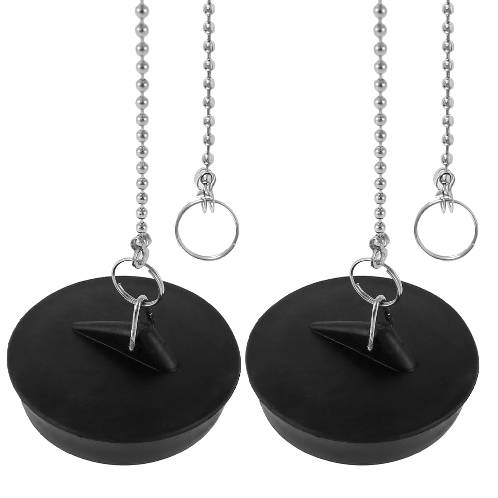 MLfire 2Pcs Bath Tub Drain Stopper Universal Rubber Bath Plug Bathtub