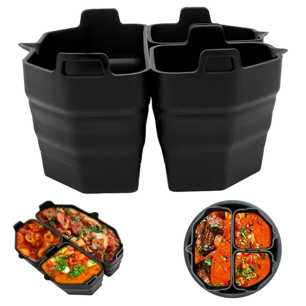 MLfire 3PCS Silicone Slow Cooker Divider Liner Leakproof Slow Cooker