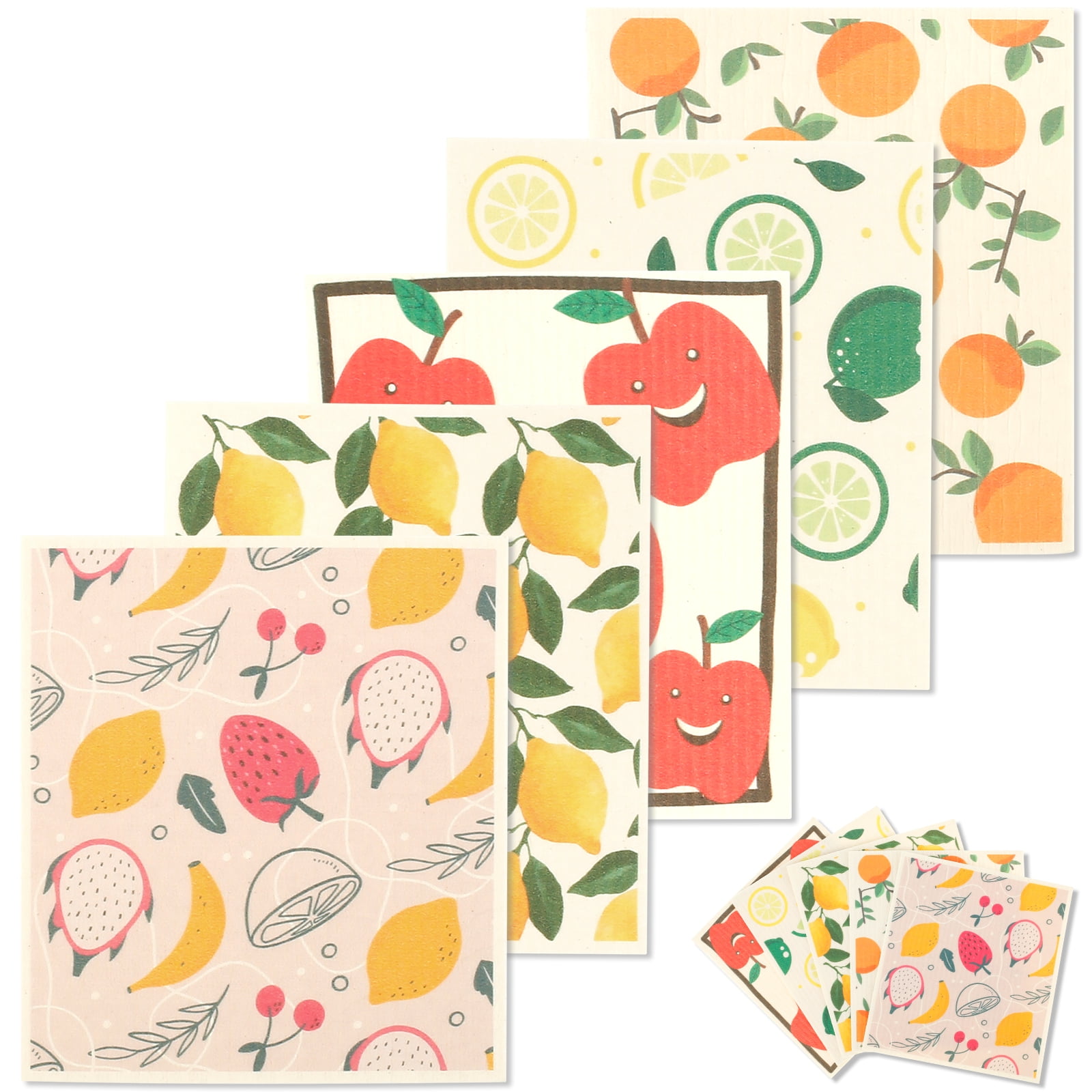 Parmedu Swedish Kitchen Dishcloths, 4 Packs Reusable, Absorbent And...