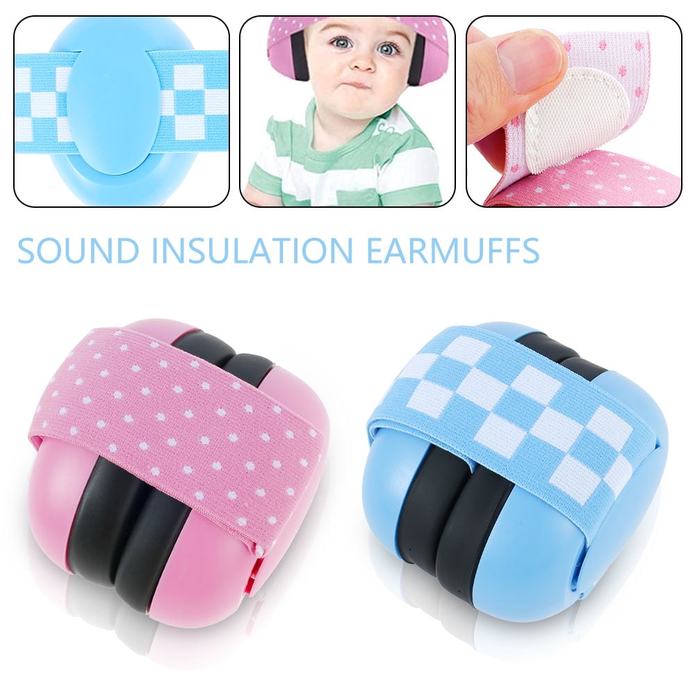 MLfire Baby NoiseProof Earmuffs, Soundproof & NoiseBlocking for Kids and Infants, Elastic