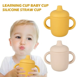 Cheer.US 200ML Toddler Cup, Silicone Training Cup Sippy Cup with Straw,  Spill Proof and Non-Slip Handles, BPA-Free, Unbreakable, Trainer Cup for  Babies Toddlers and Infants 