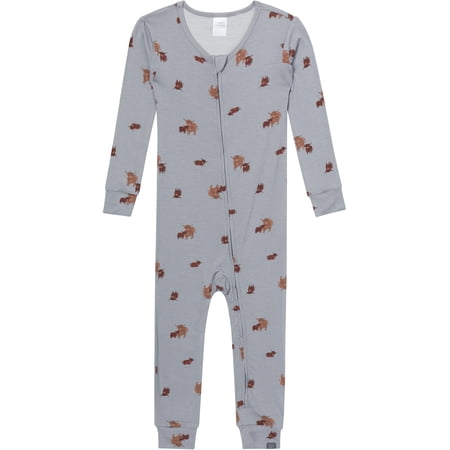 Modern Moments by Gerber Gender Neutral Viscose One-Piece Pajama, Sizes 12 Months - 5T