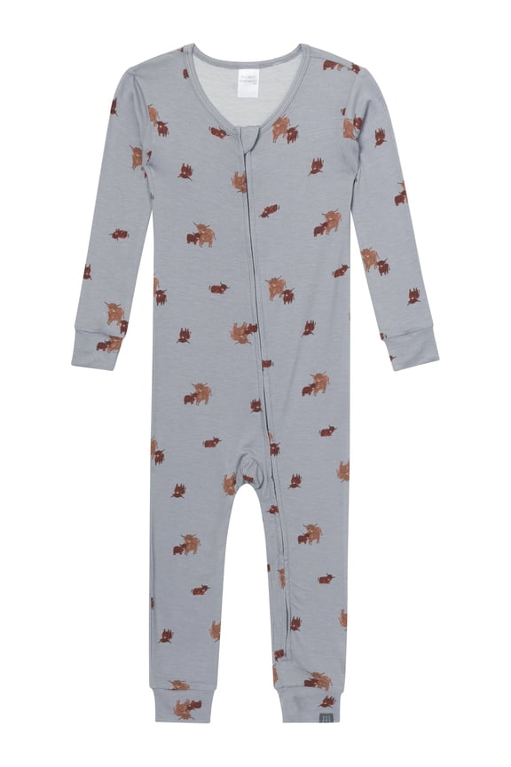 by Gerber Gender Neutral Viscose One-Piece Pajama, Sizes 12 Months - 5T