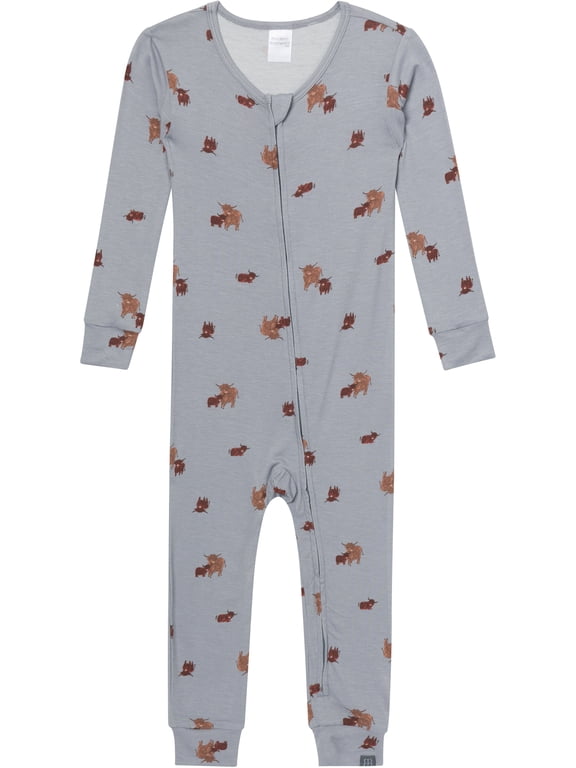 by Gerber Gender Neutral Viscose One-Piece Pajama, Sizes 12 Months - 5T