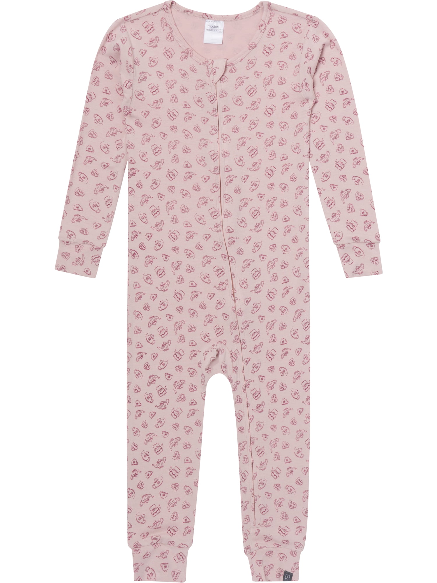 Modern Moments by Gerber Gender Neutral Viscose One-Piece Pajama, Sizes 12 Months - 5T