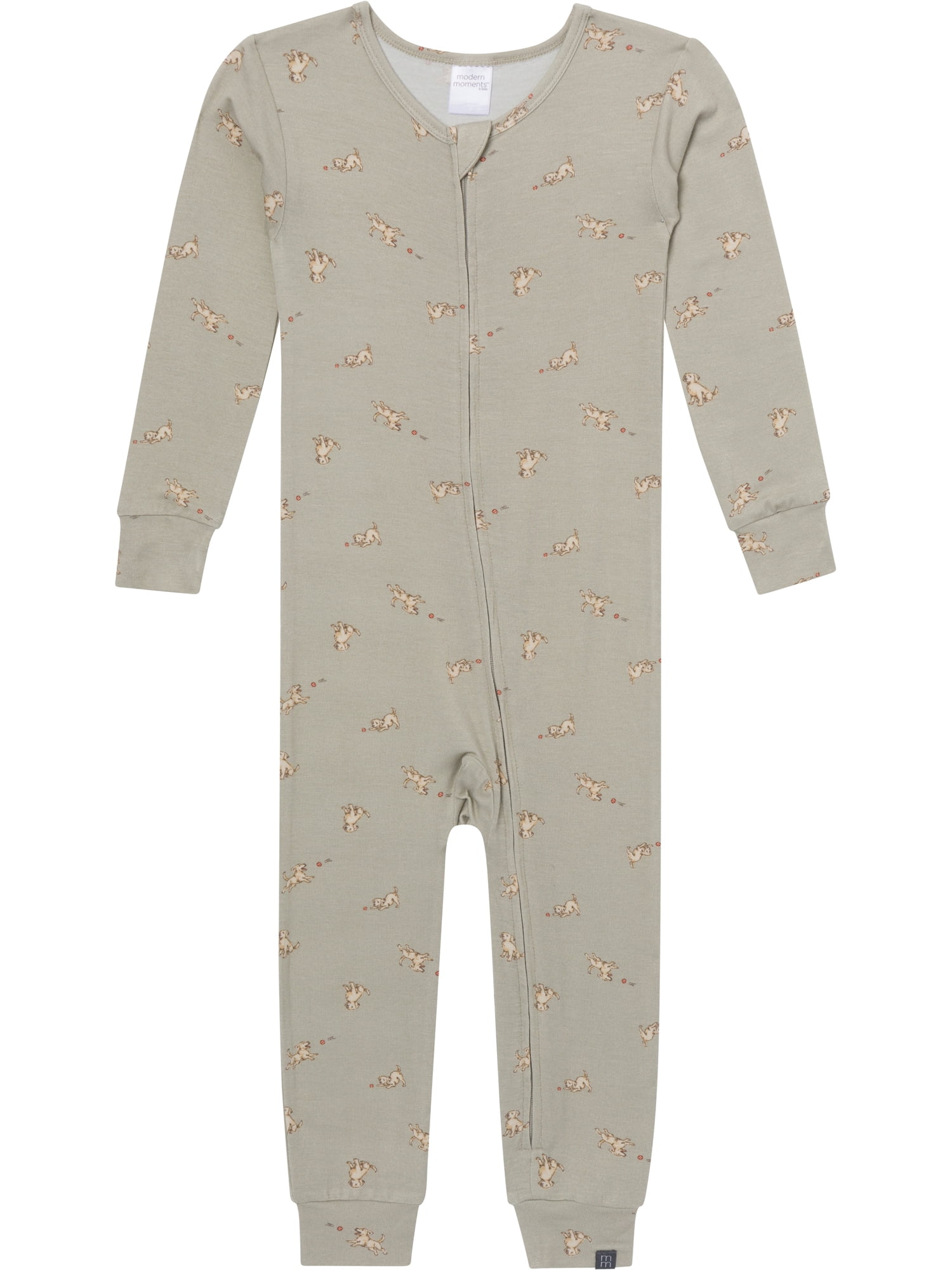 Modern Moments by Gerber Gender Neutral Viscose One-Piece Pajama, Sizes 12 Months - 5T