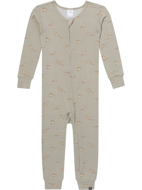 by Gerber Gender Neutral Viscose One-Piece Pajama, Sizes 12 Months - 5T