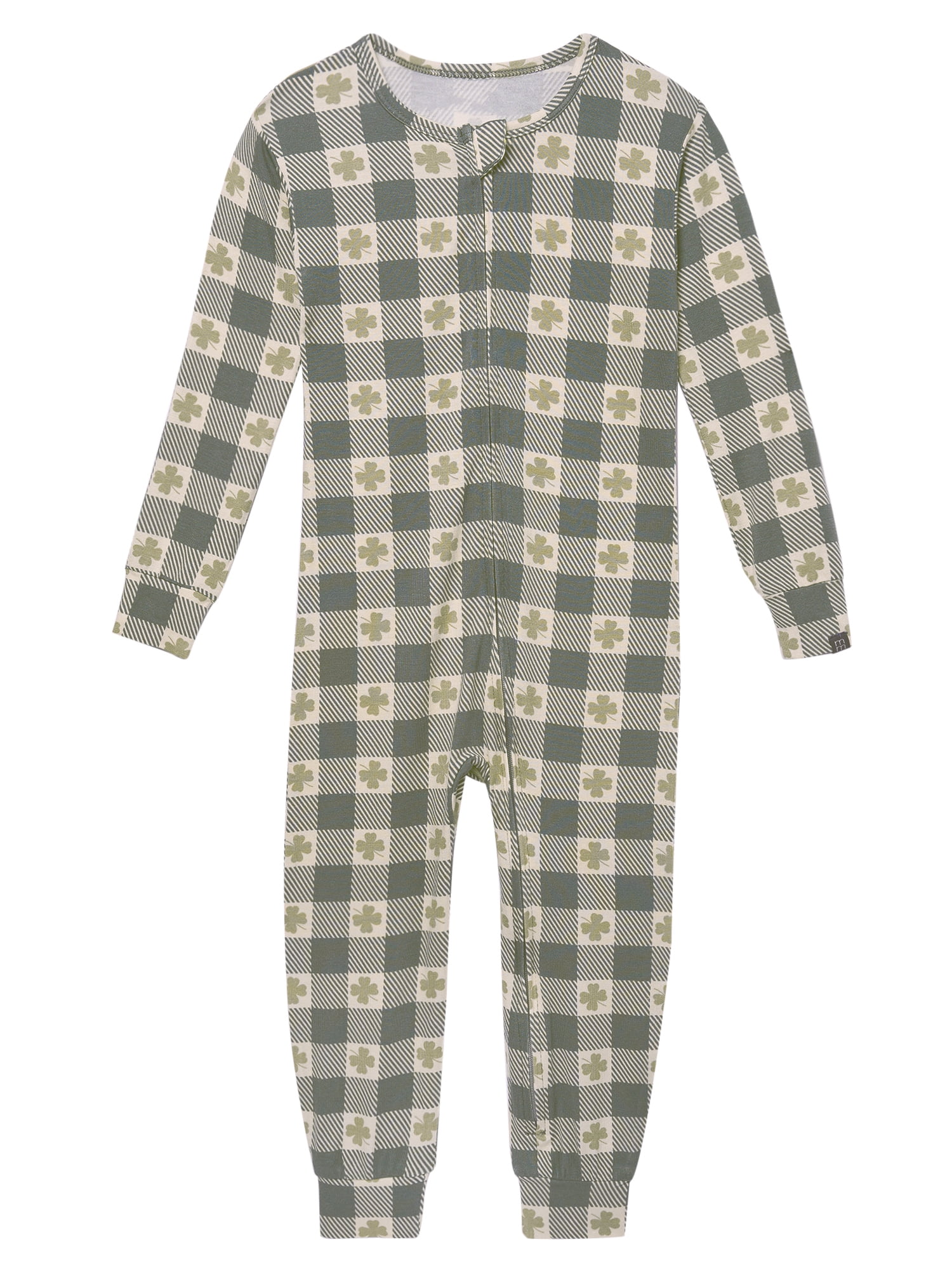 Modern Moments by Gerber Toddler Neutral St. Patrick's Day One-Piece Pajama, Sizes 12M-5T