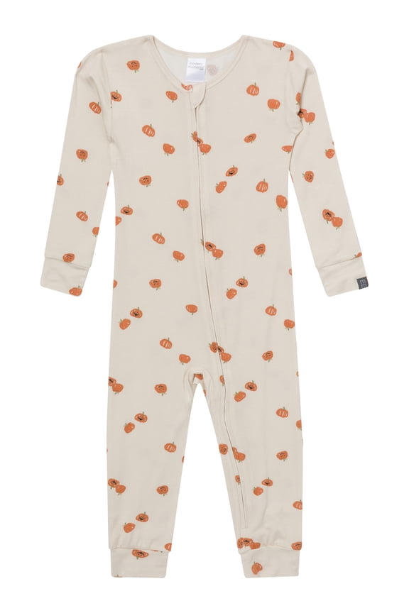 by Gerber Neutral Halloween Footless One-Piece Pajamas, Sizes 12 Months - 5T