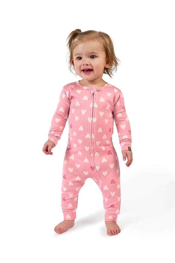 by Gerber Toddler Valentine´s Day One-Piece Pajama, Sizes 12M-5T