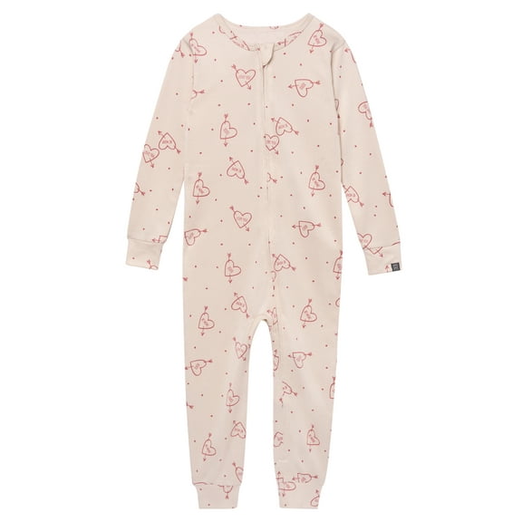 Modern Moments by Gerber Toddler Valentine´s Day One-Piece Pajama, Sizes 12M-5T