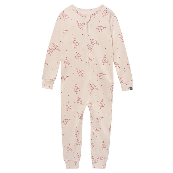 Modern Moments by Gerber Toddler Valentine´s Day One-Piece Pajama, Sizes 12M-5T