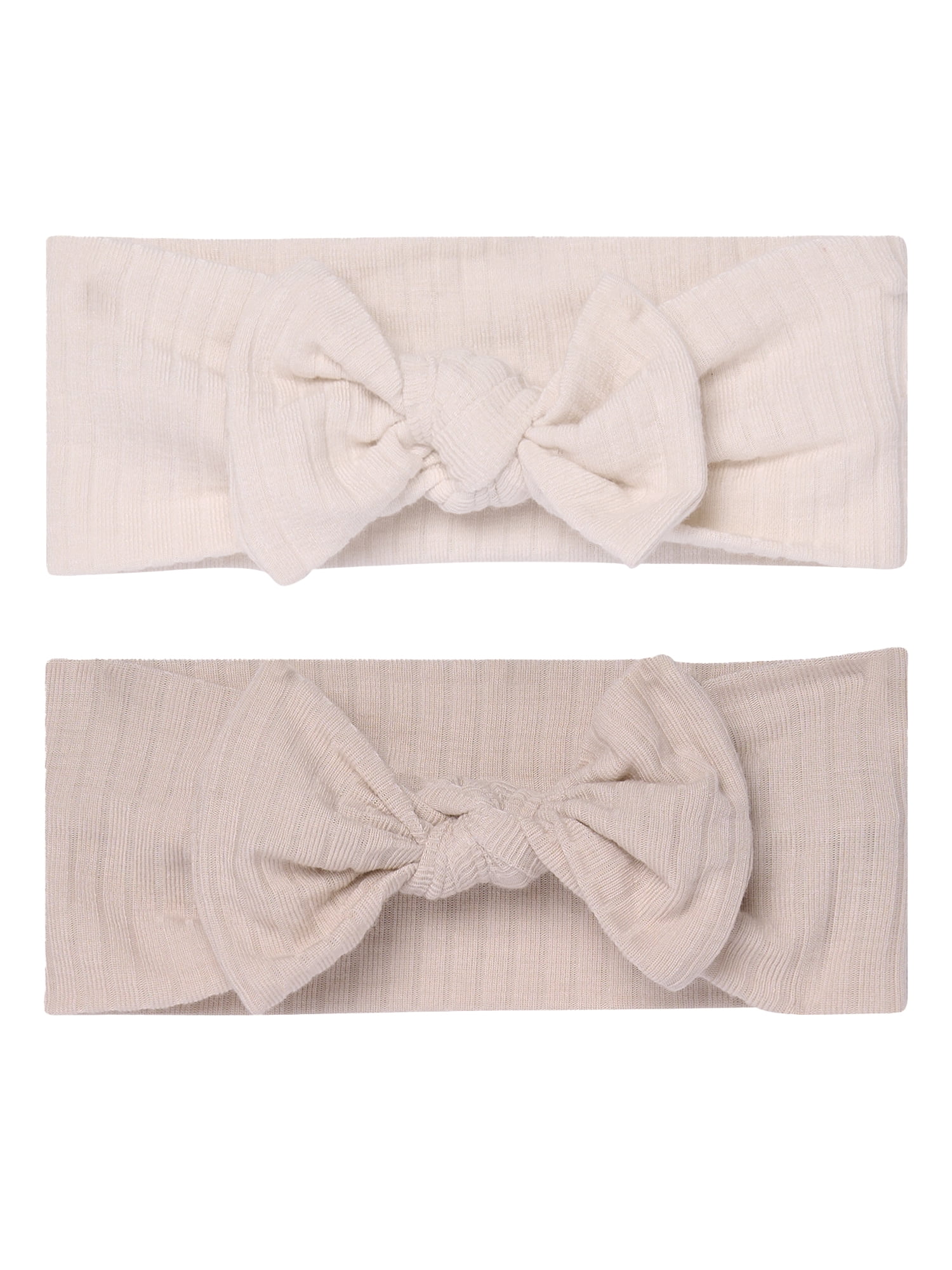 Modern Moments by Gerber Baby Girl Super Soft Viscose Headband, 2-Pack, One Size