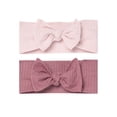 thumbnail image 1 of Modern Moments by Gerber Baby Girl Super Soft Viscose Headband, 2-Pack, One Size, 1 of 6
