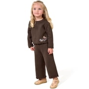 Modern Moments by Gerber Toddler Girl Novelty Embroidered Outfit Set, Sizes 12 Months - 5T