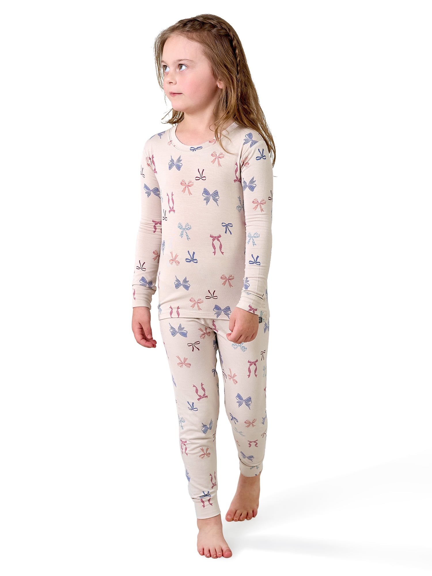 Modern Moments by Gerber Neutral Viscose 2-Piece Pajama Set, Sizes 12 Months - 5T