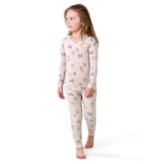 Modern Moments by Gerber Neutral Viscose 2-Piece Pajama Set, Sizes 12 Months - 5T