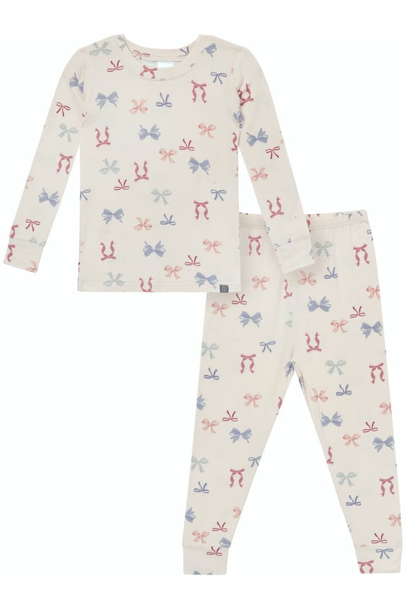 by Gerber Neutral Viscose 2-Piece Pajama Set, Sizes 12 Months - 5T