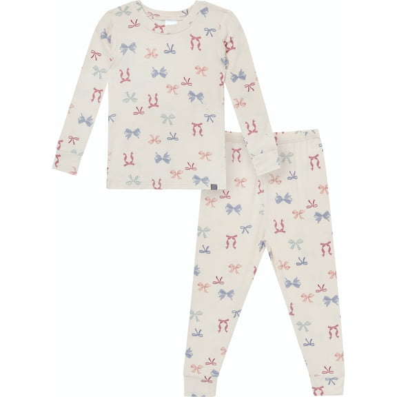 Modern Moments by Gerber Neutral Viscose 2-Piece Pajama Set, Sizes 12 Months - 5T