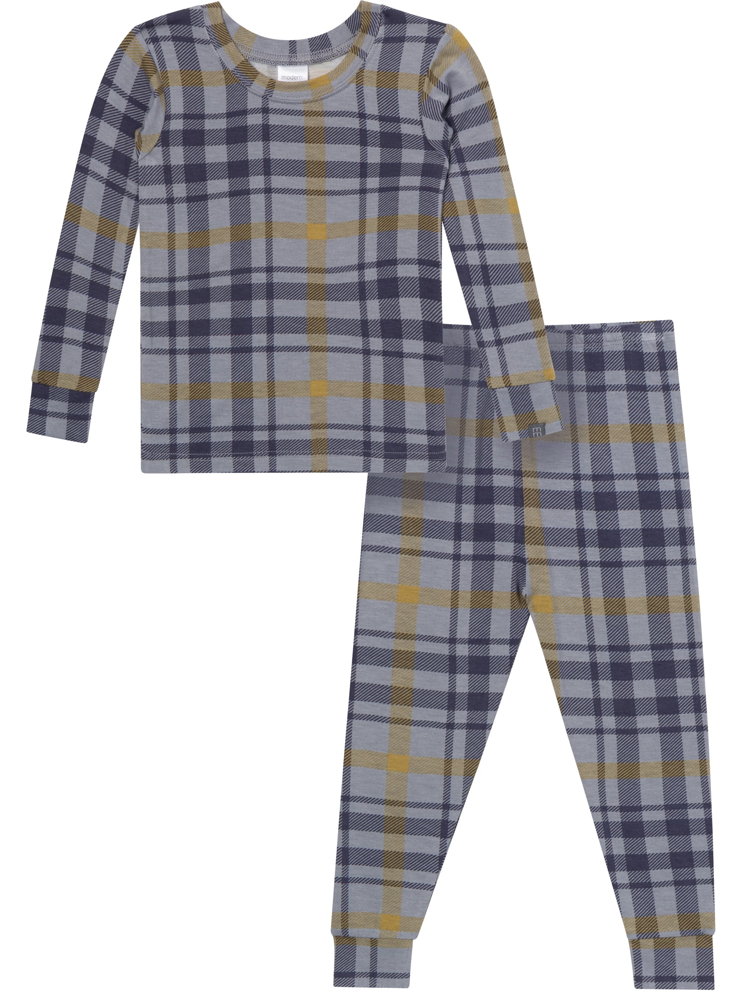 Modern Moments by Gerber Neutral Viscose 2-Piece Pajama Set, Sizes 12 Months - 5T