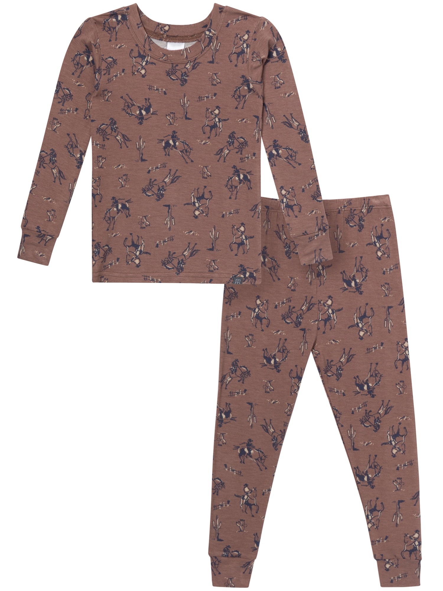 Modern Moments by Gerber Neutral Viscose 2-Piece Pajama Set, Sizes 12 Months - 5T