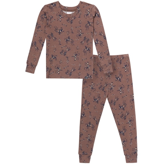 Modern Moments by Gerber Neutral Viscose 2-Piece Pajama Set, Sizes 12 Months - 5T