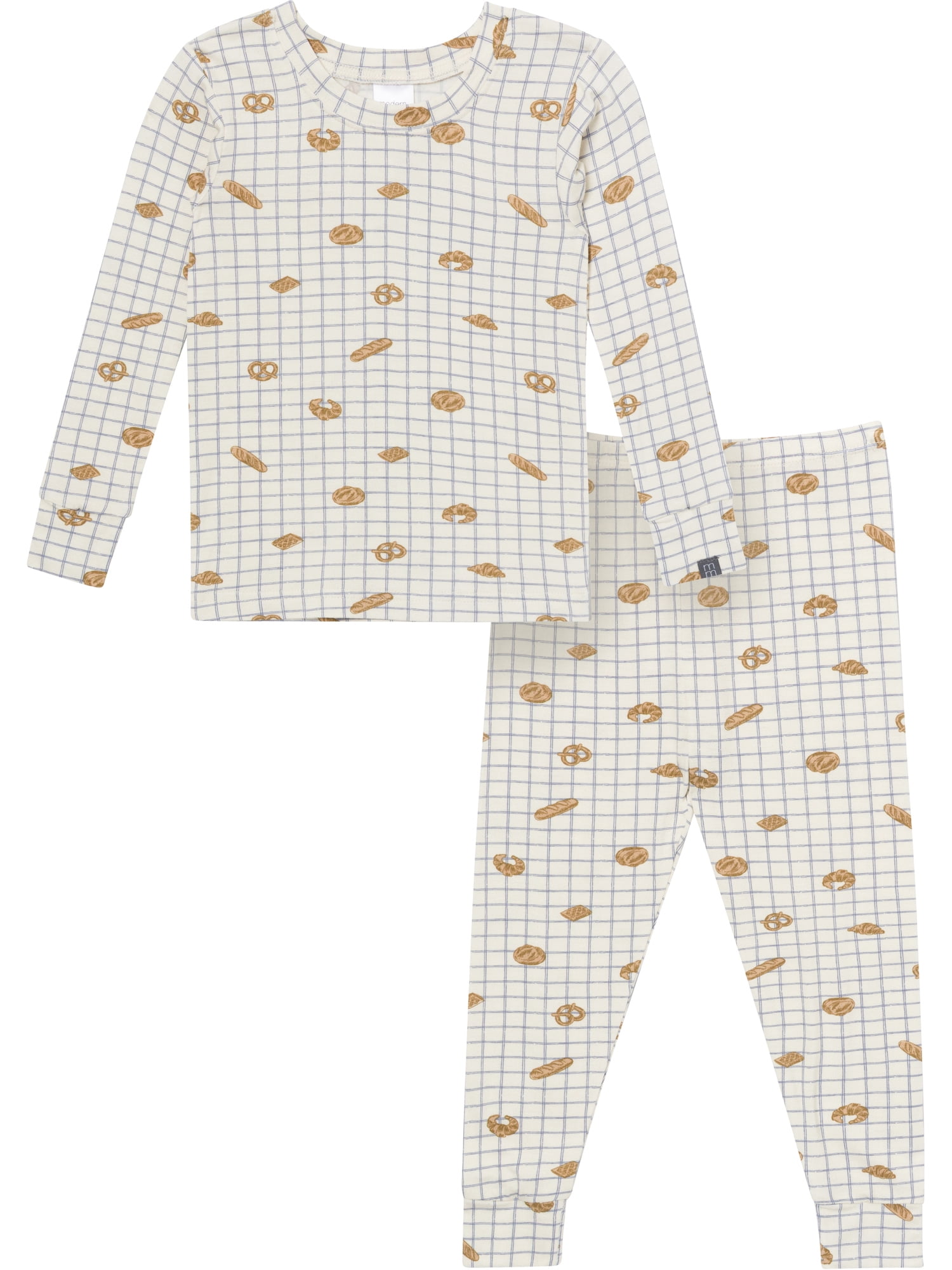 Modern Moments by Gerber Neutral Viscose 2-Piece Pajama Set, Sizes 12 Months - 5T