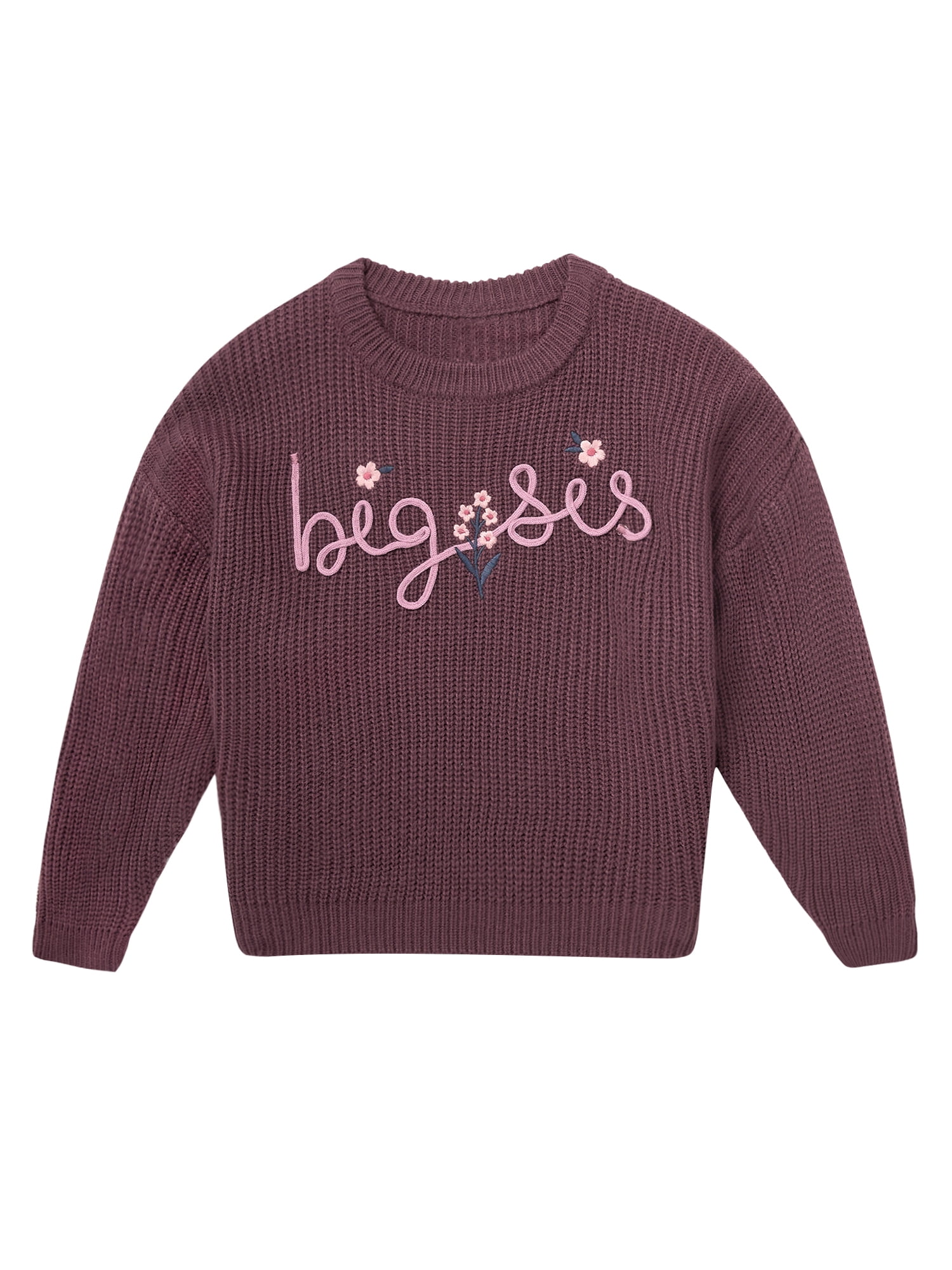 Modern Moments by Gerber Toddler Girl Affirmation Sweater, Sizes 12 Months - 5T