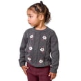 thumbnail image 1 of Modern Moments by Gerber Toddler Girl Embroidered Cabel Sweater, Sizes 12 Months - 5T, 1 of 9
