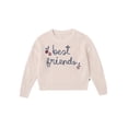 thumbnail image 1 of Modern Moments by Gerber Toddler Girl Affirmation Sweater, Sizes 12 Months - 5T, 1 of 6