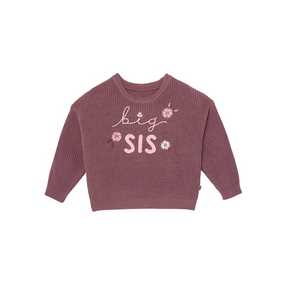 Modern Moments by Gerber Sibling Matching Sweater, Sizes 0/3 Months - 5T