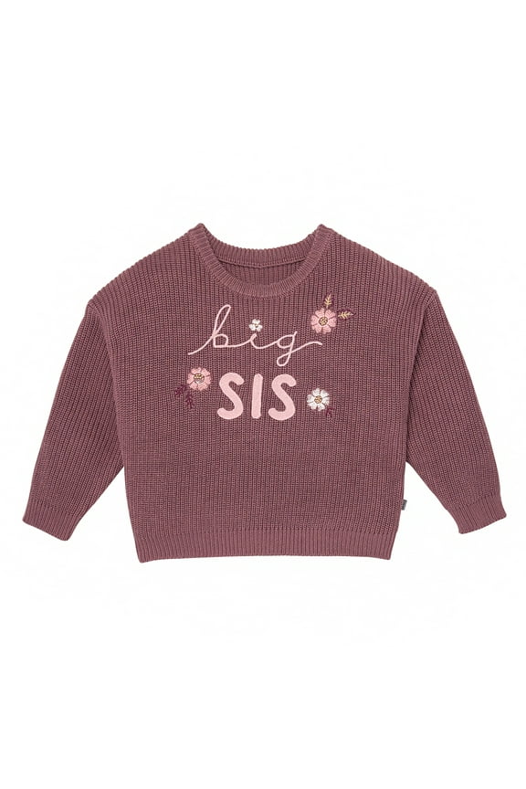 by Gerber Sibling Matching Sweater, Sizes 0/3 Months - 5T