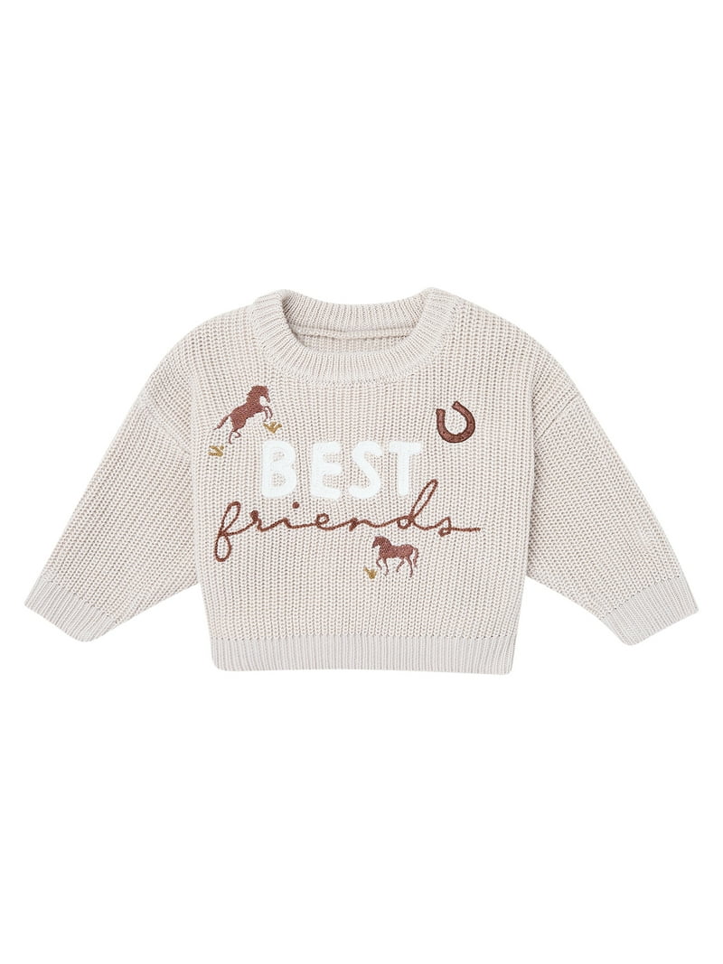 Modern Moments by Gerber Sibling Matching Sweater, Sizes 0/3
